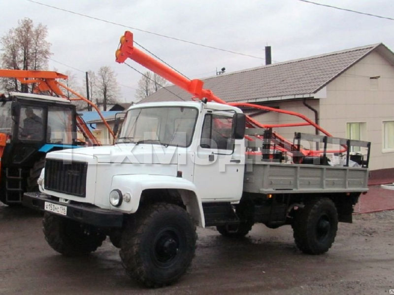 Бурильно-крановая машина БКМ-317-01 на базе ГАЗ