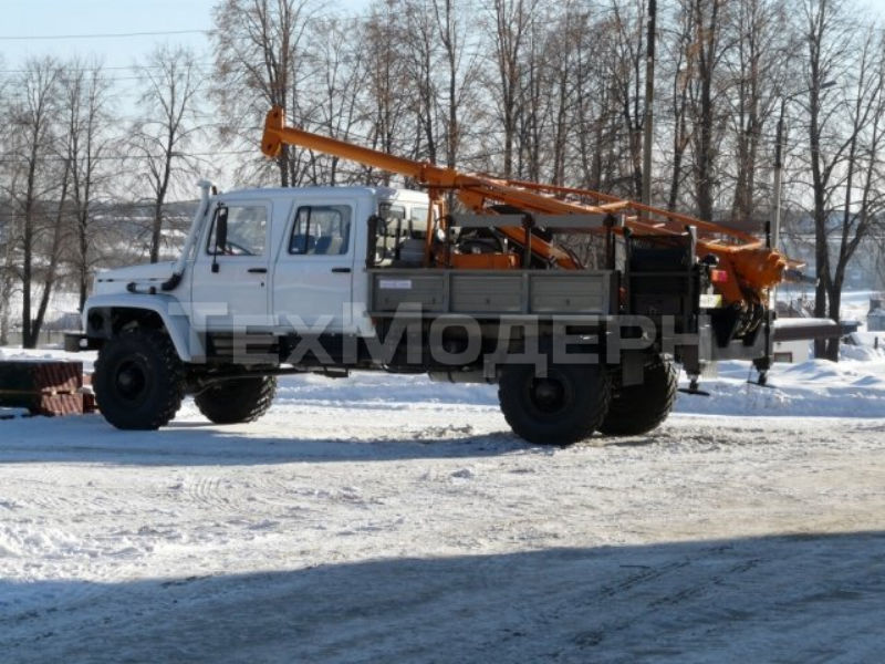 Бурильно-крановая машина БКМ-318-01 на базе ГАЗ